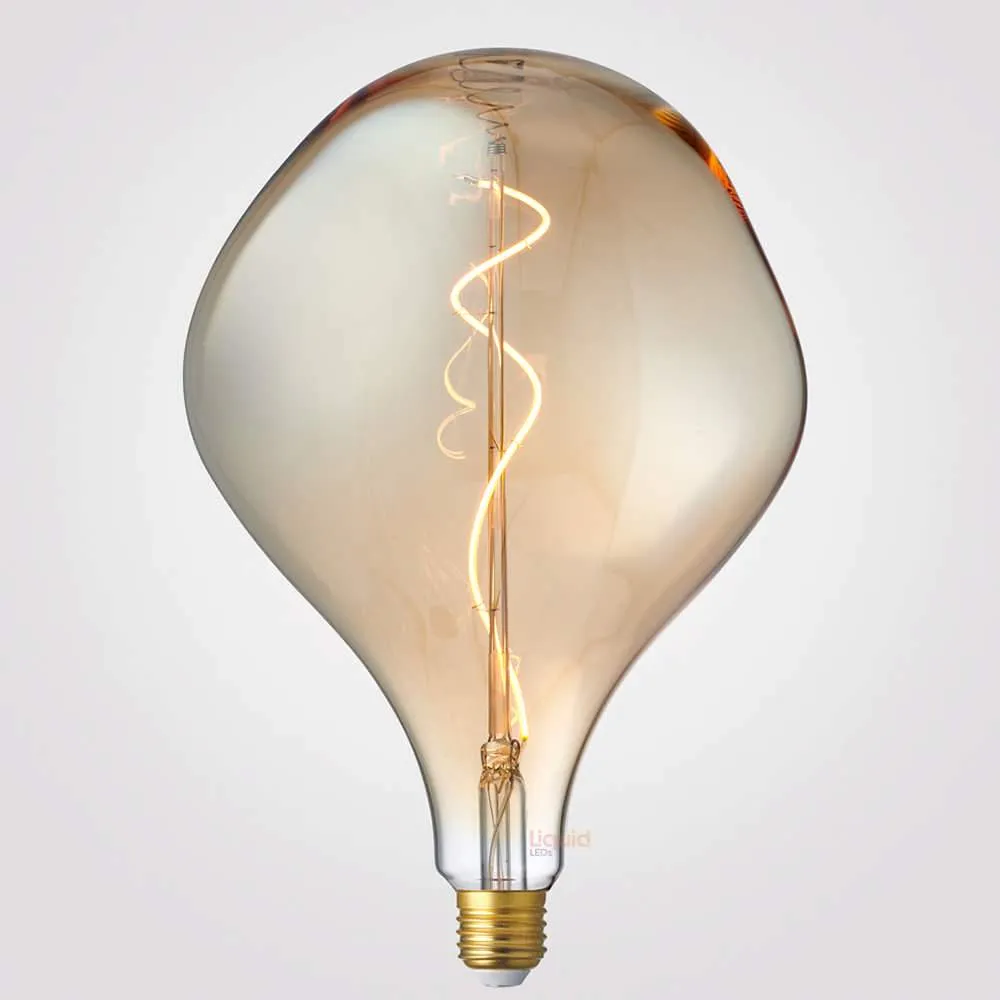 Oversized Designer Amber 180mm LED Bulb