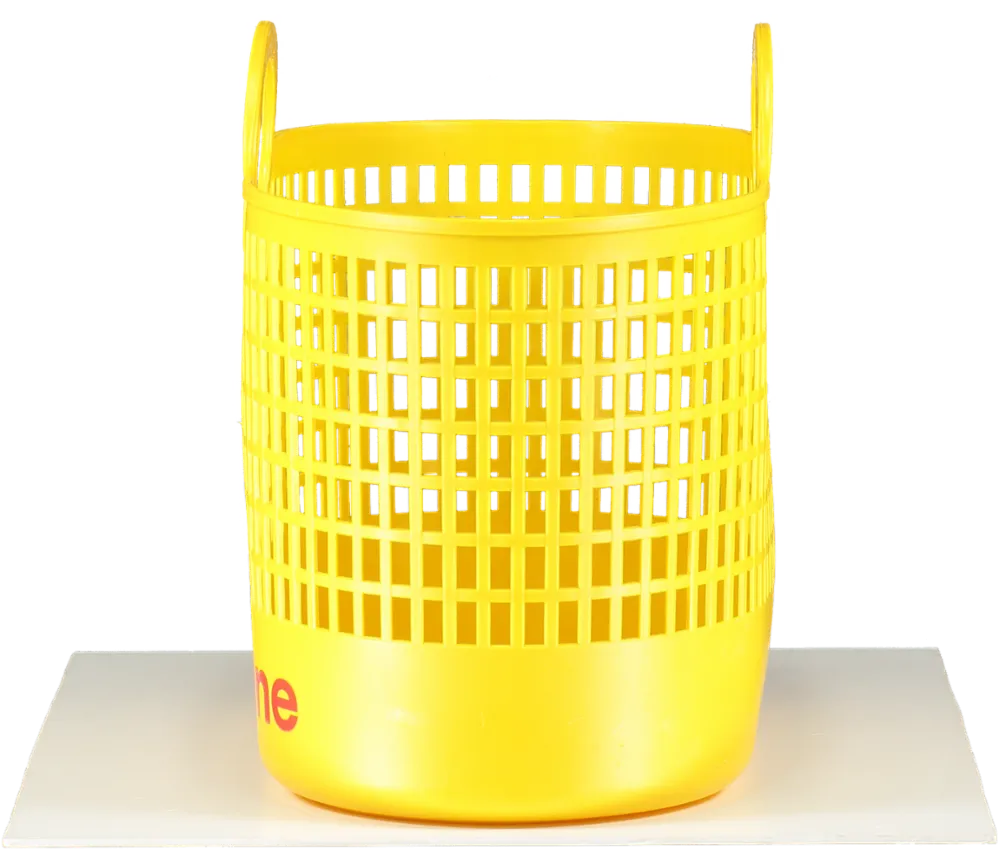 Paco Rabanne Yellow Plastic Basket Bag