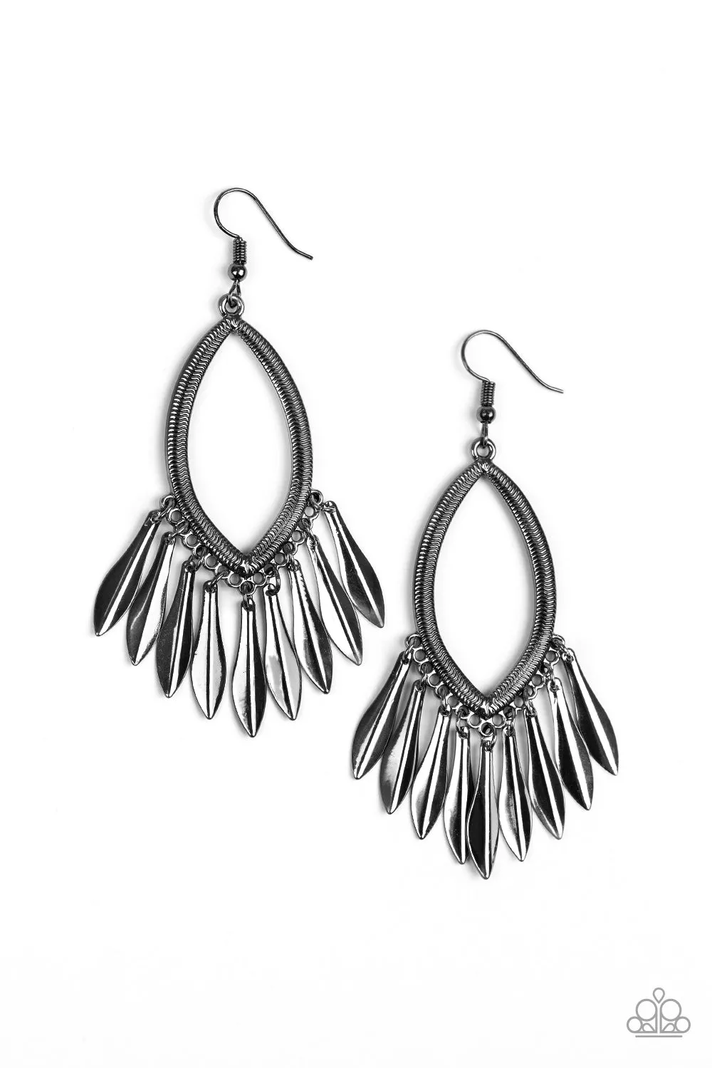 Paparazzi My FLAIR Lady Black Earrings