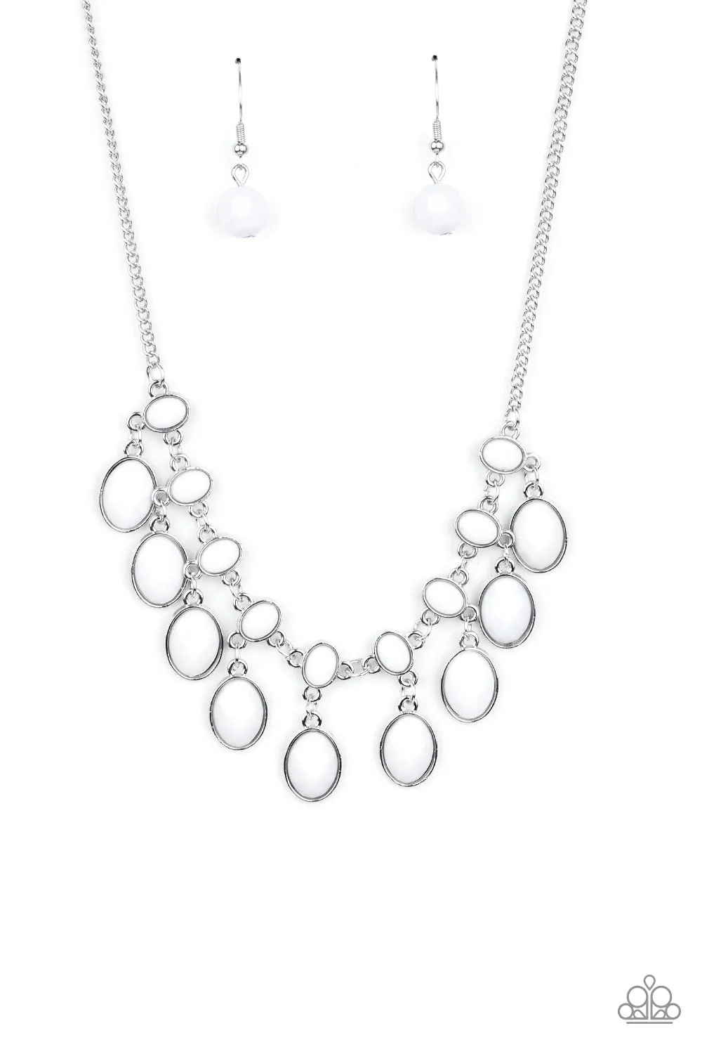 Paparazzi Necklace ~ Lady of the POWERHOUSE - White