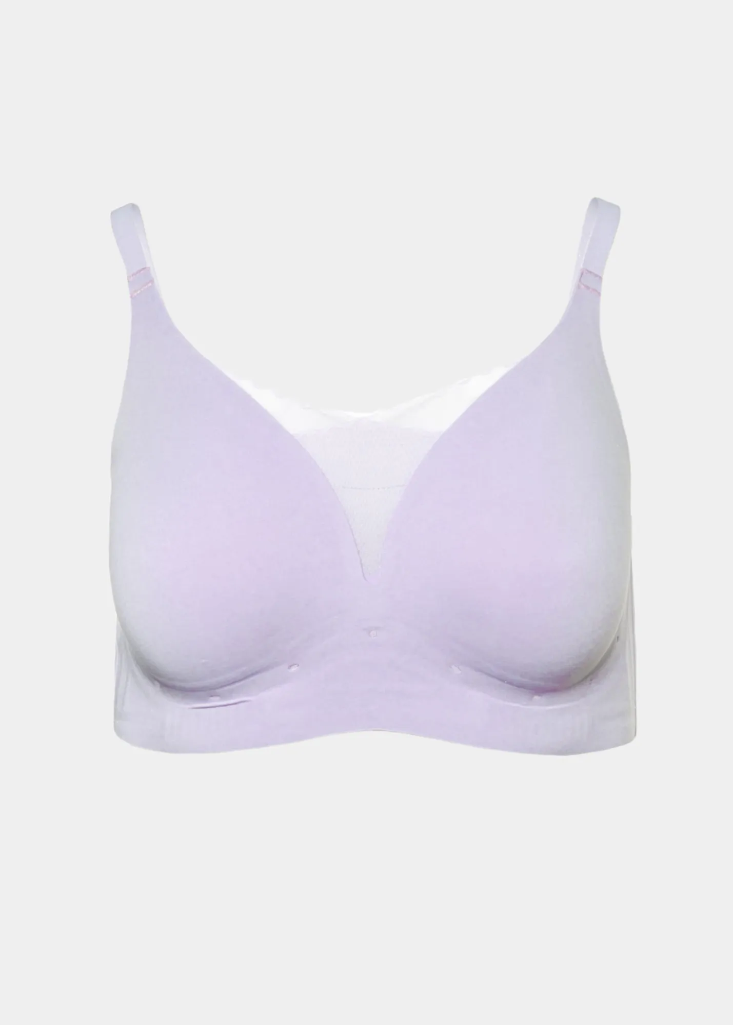 Perforated Gel Bra with Mesh Detail