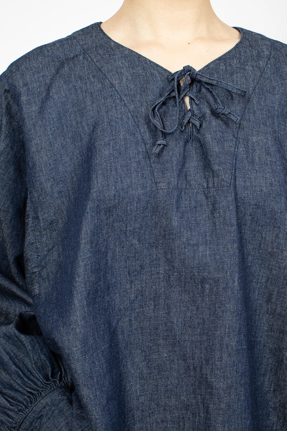 Pullover Laced Shirt One Wash