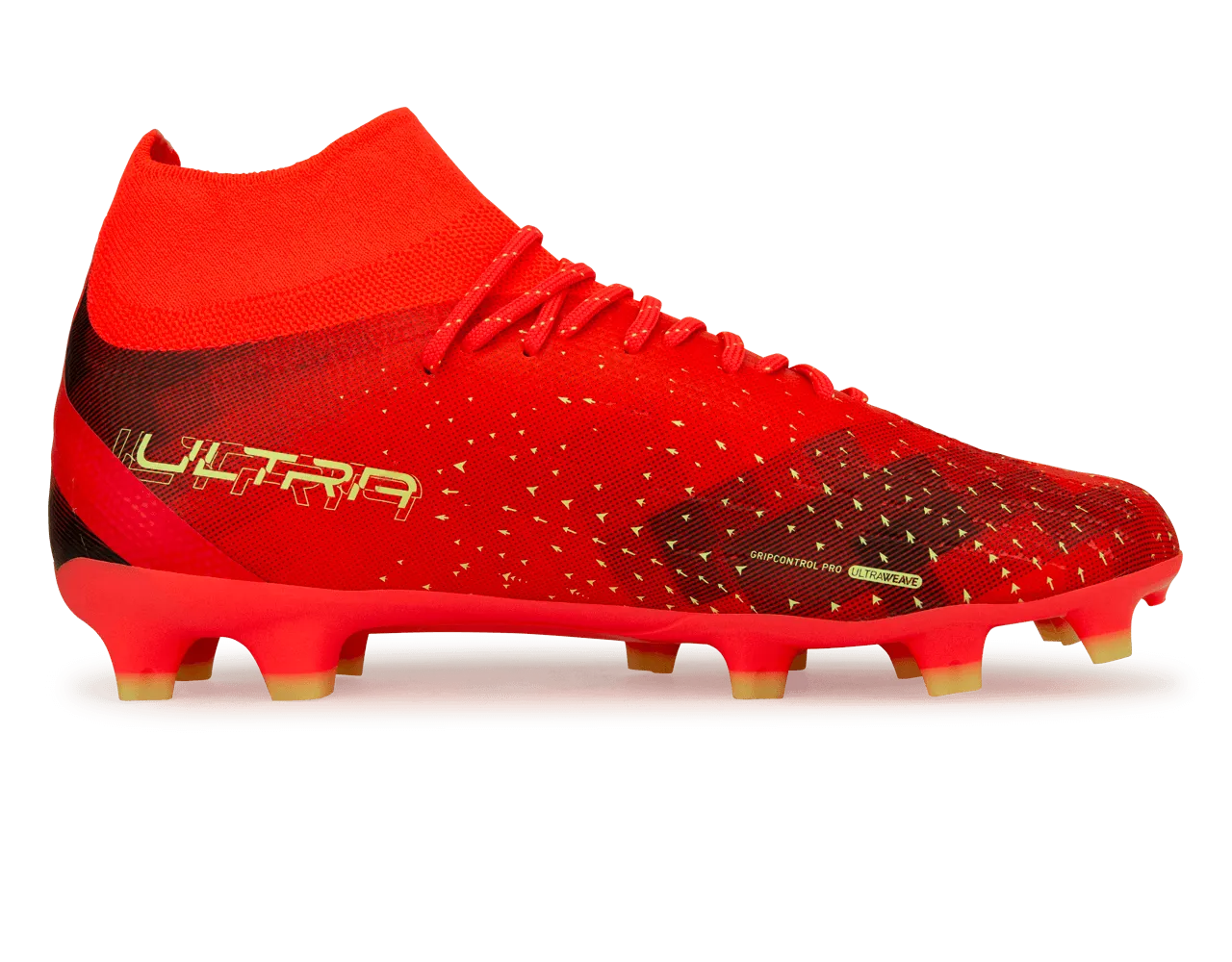 PUMA Men's Ultra Pro FG/AG Coral/Black