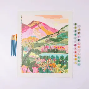 Rainbow Mountain by Hebe Studio Paint by Numbers Deluxe