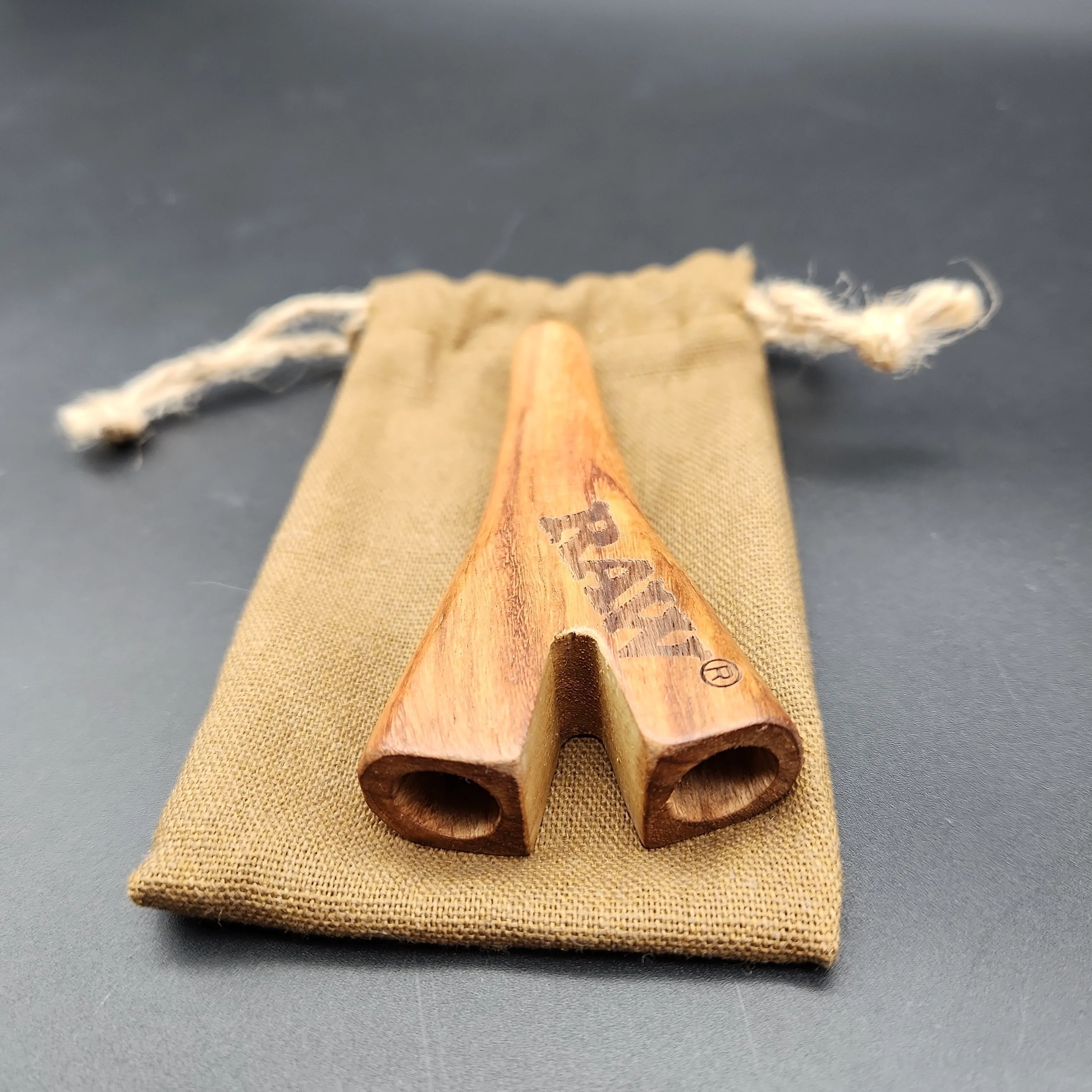 Raw Double Barrel Wooden Cig Holder - Supernatural