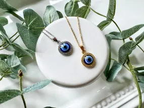 Round Evil Eye Necklace