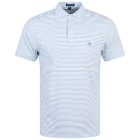 Sawyer Performance Jersey Tailored Fit Polo Cirrus Blue - AW23