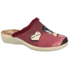 Scarpa da donna FLY FLOT  Art. L3Q45OQ pantofola prugna