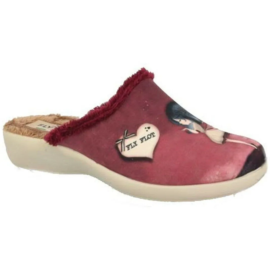 Scarpa da donna FLY FLOT  Art. L3Q45OQ pantofola prugna