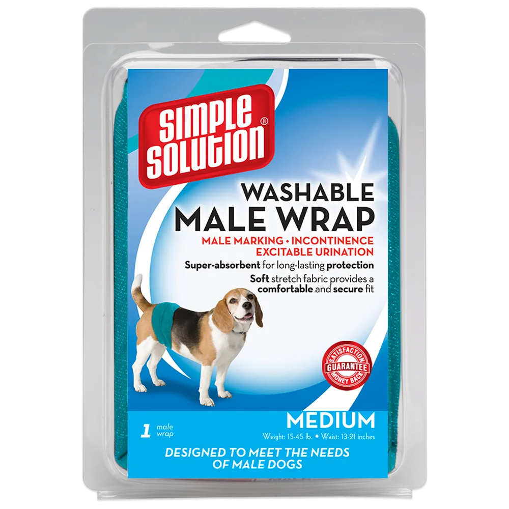 Simple Solution Washable Male Wrap Size Medium