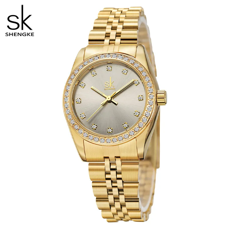 Sk Lady Watch with Diamond Dial