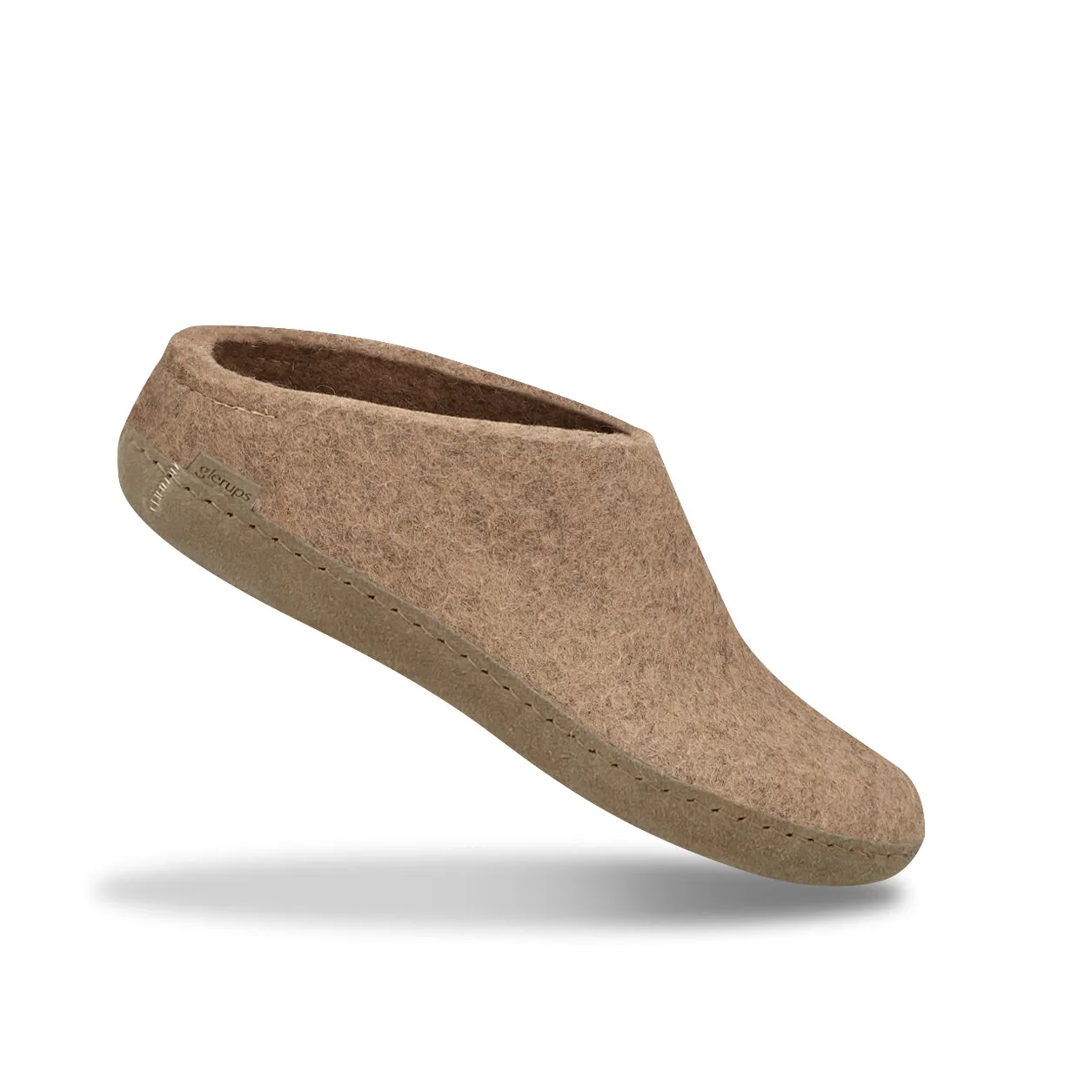 Slip-on with leather sole - Sand