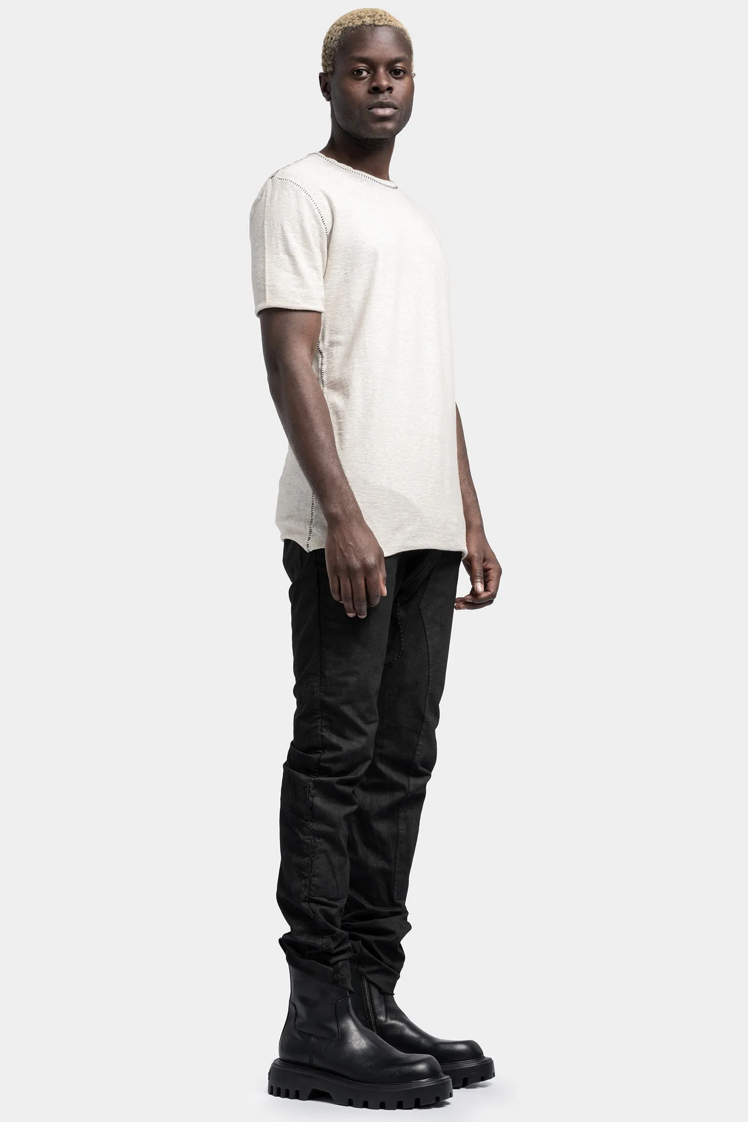 Structured cotton t-shirt, Off-white resin