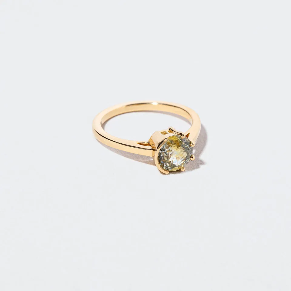 Sun & Moon Ring - Bicolor Sapphire