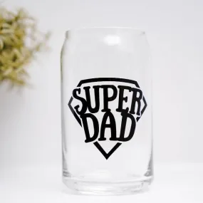 Super Dad | Beer Can Glass