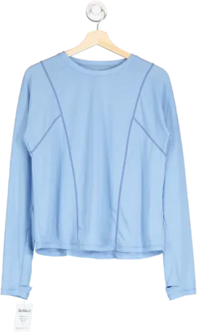 Sweaty Betty Blue Long Sleeve Running Top UK M