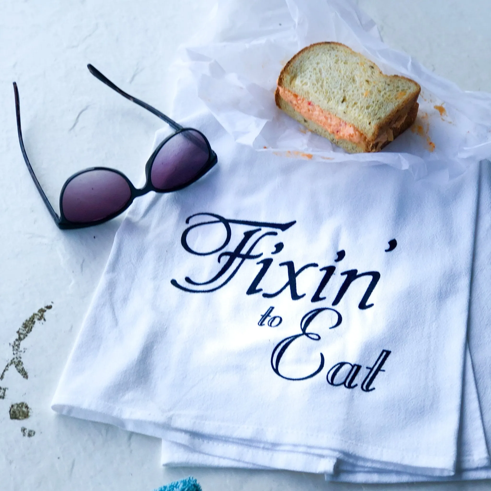 The Fixin' to Eat Tea Towel