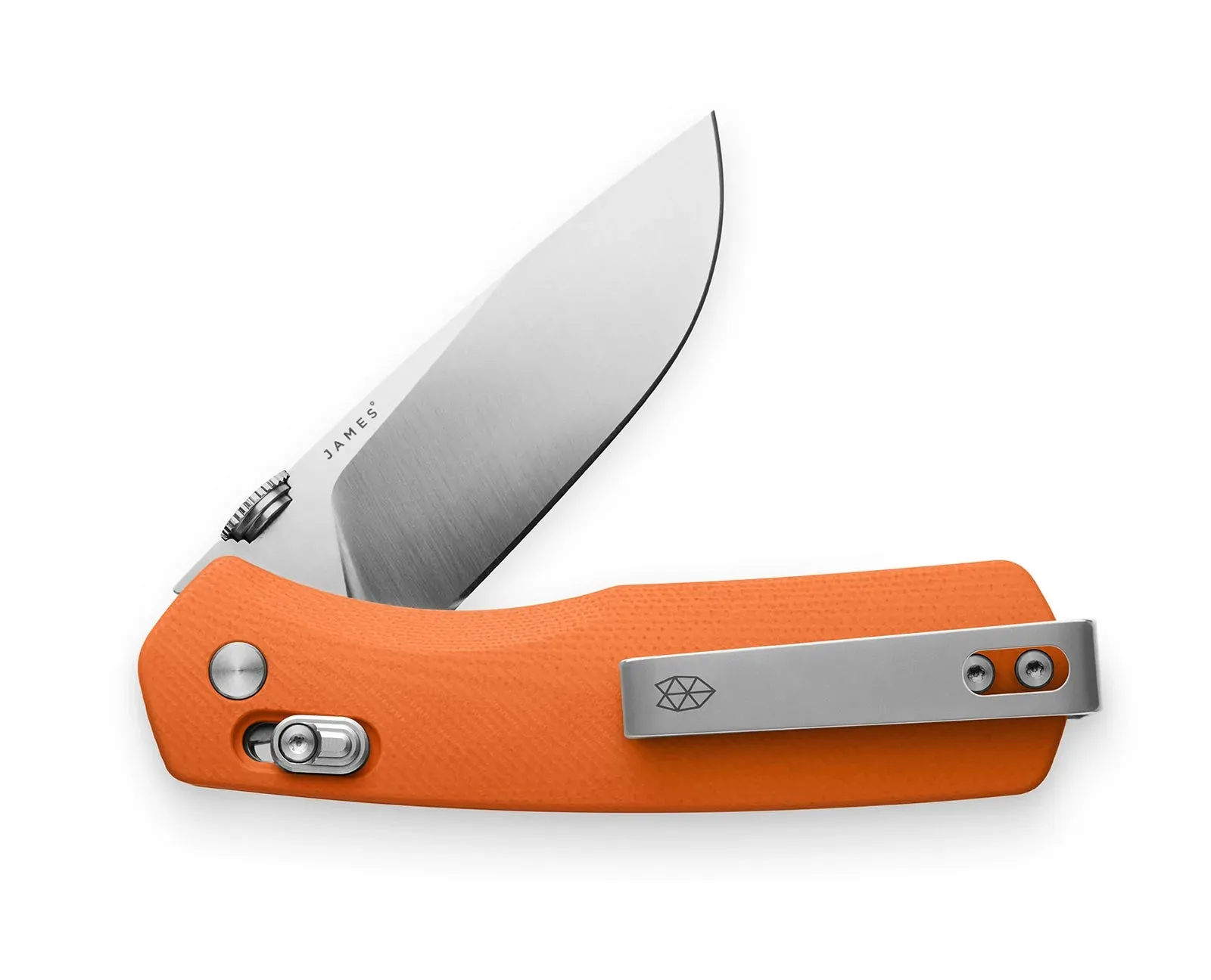 The James Brand - The Carter Orange   Stainless / Straight