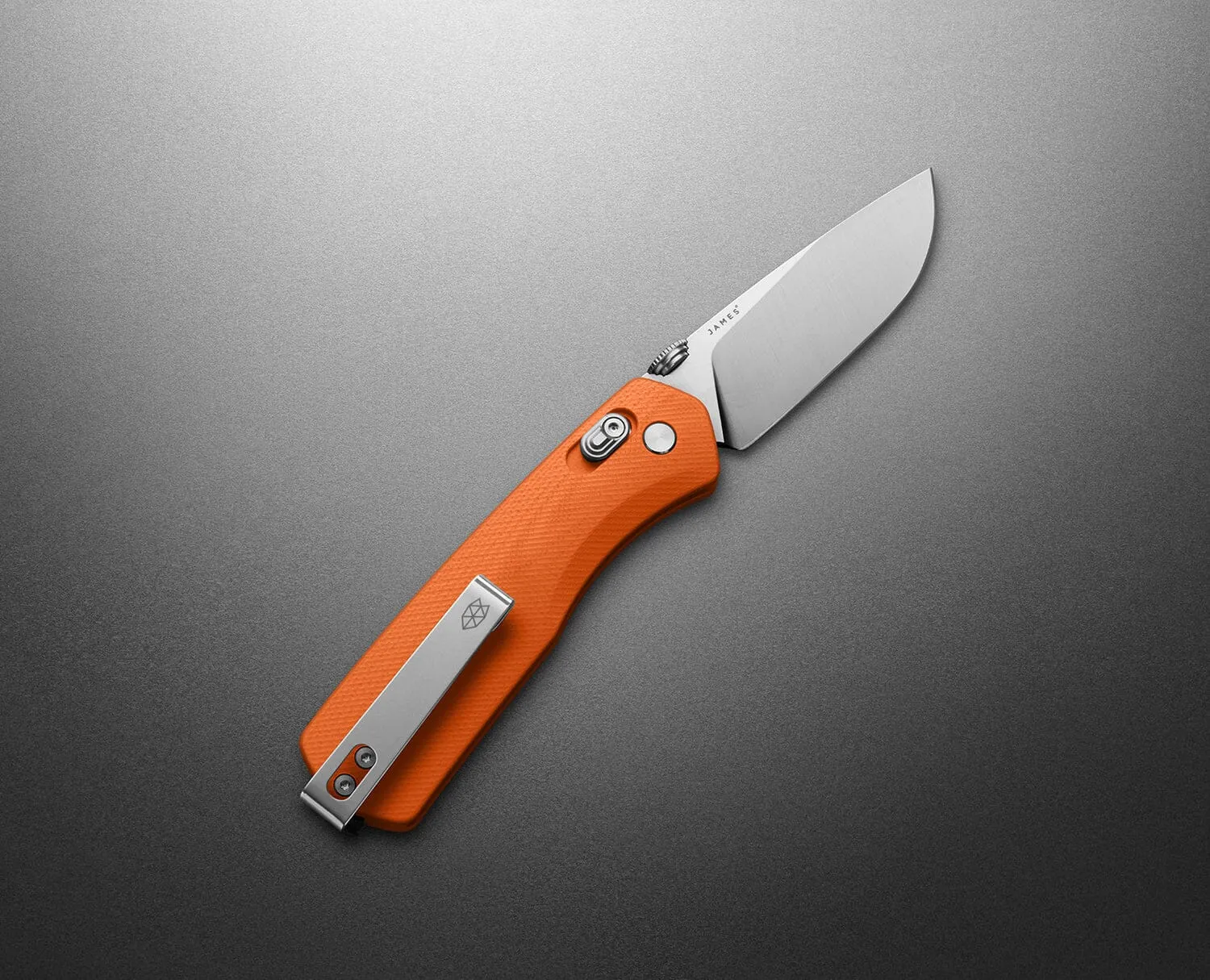 The James Brand - The Carter Orange   Stainless / Straight