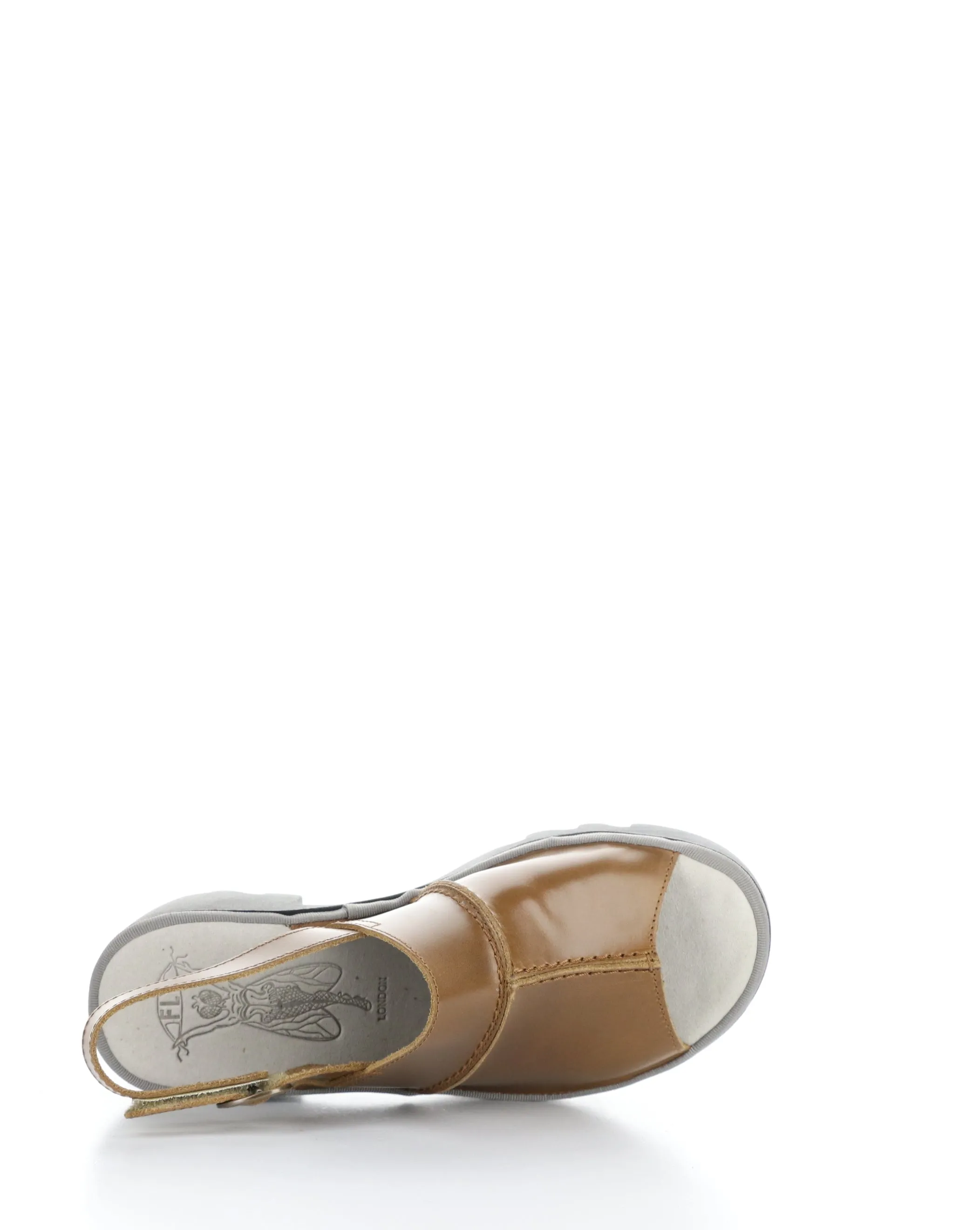 TUPI495FLY 001 CAMEL Velcro Sandals