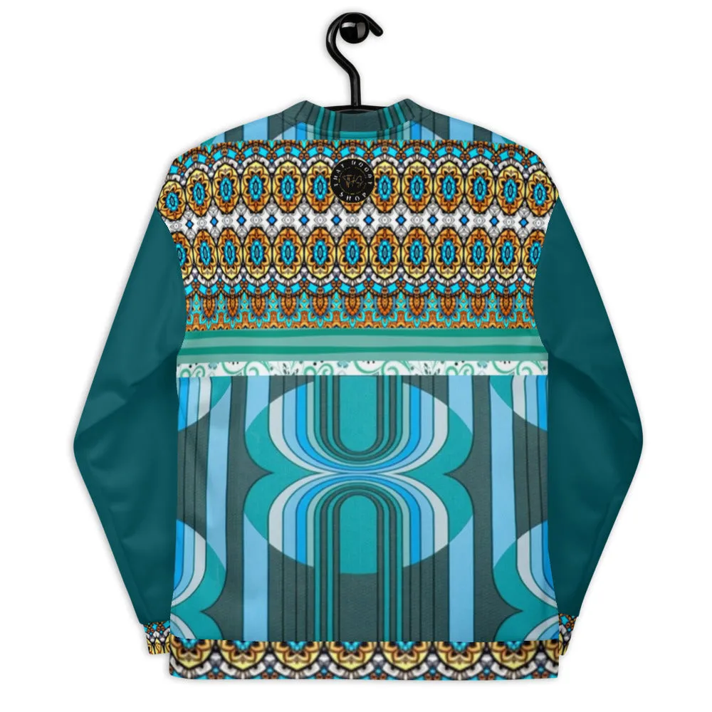 Turquoise Tonight Unisex Bomber Jacket