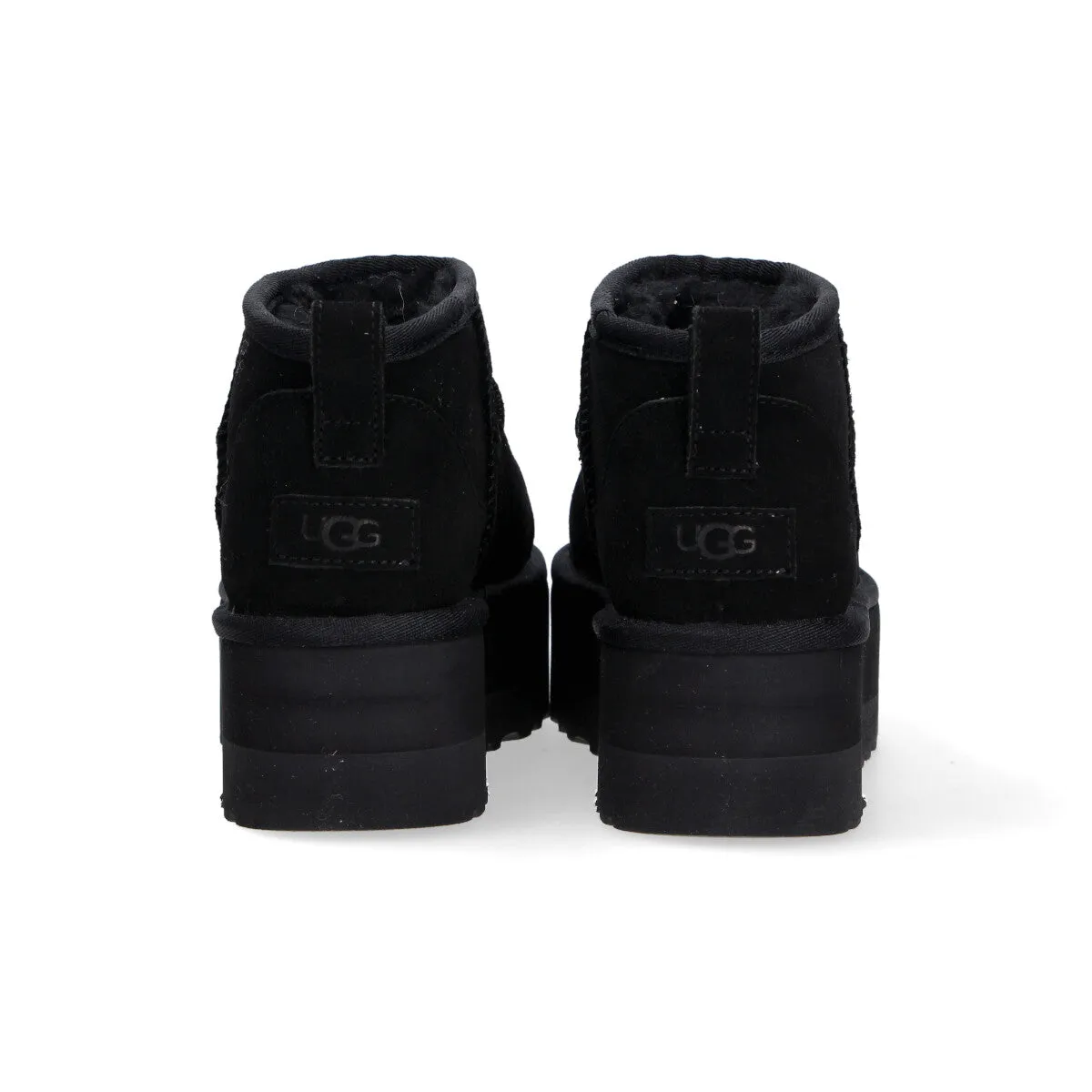 UGG classic ultra mini platform camoscio nero