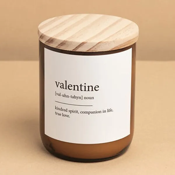 Valentine Dictionary Mid Soy Candle