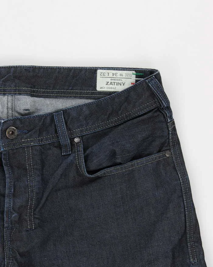 Vintage Mens Blue Diesel Jeans - 36