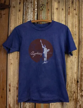 Vintage Supertramp Breakfast in America Concert T Shirt 1979 Blue Small