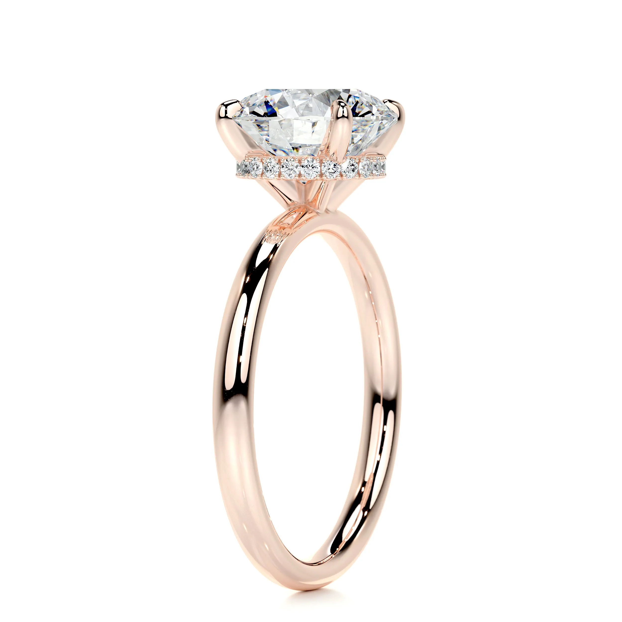 Willow Diamond Engagement Ring -14K Rose Gold