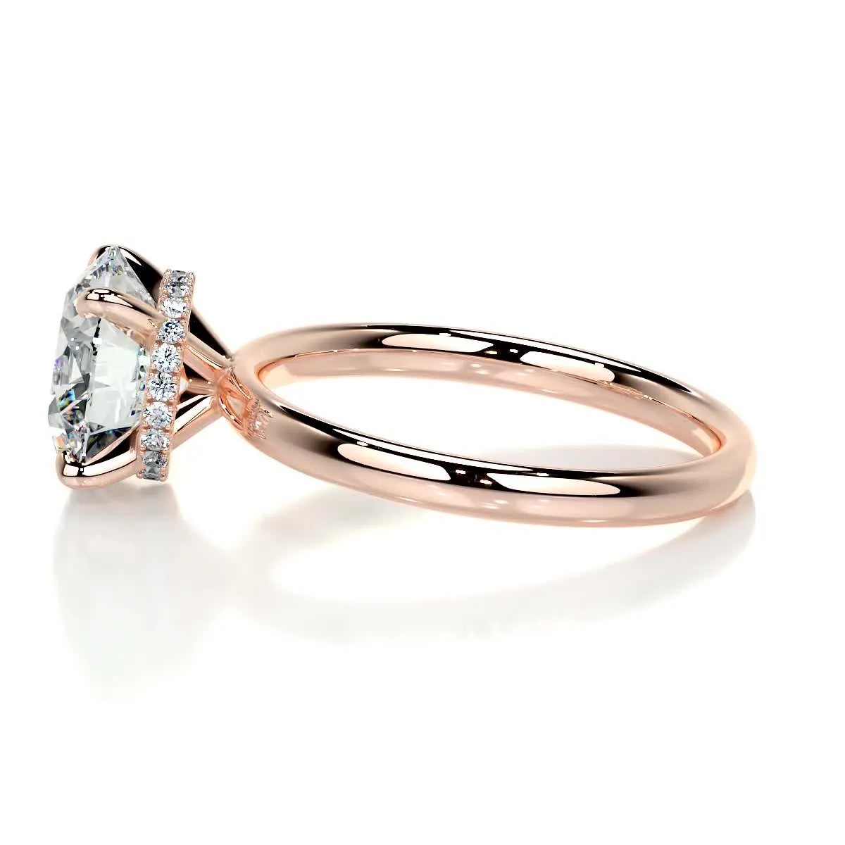 Willow Diamond Engagement Ring -14K Rose Gold