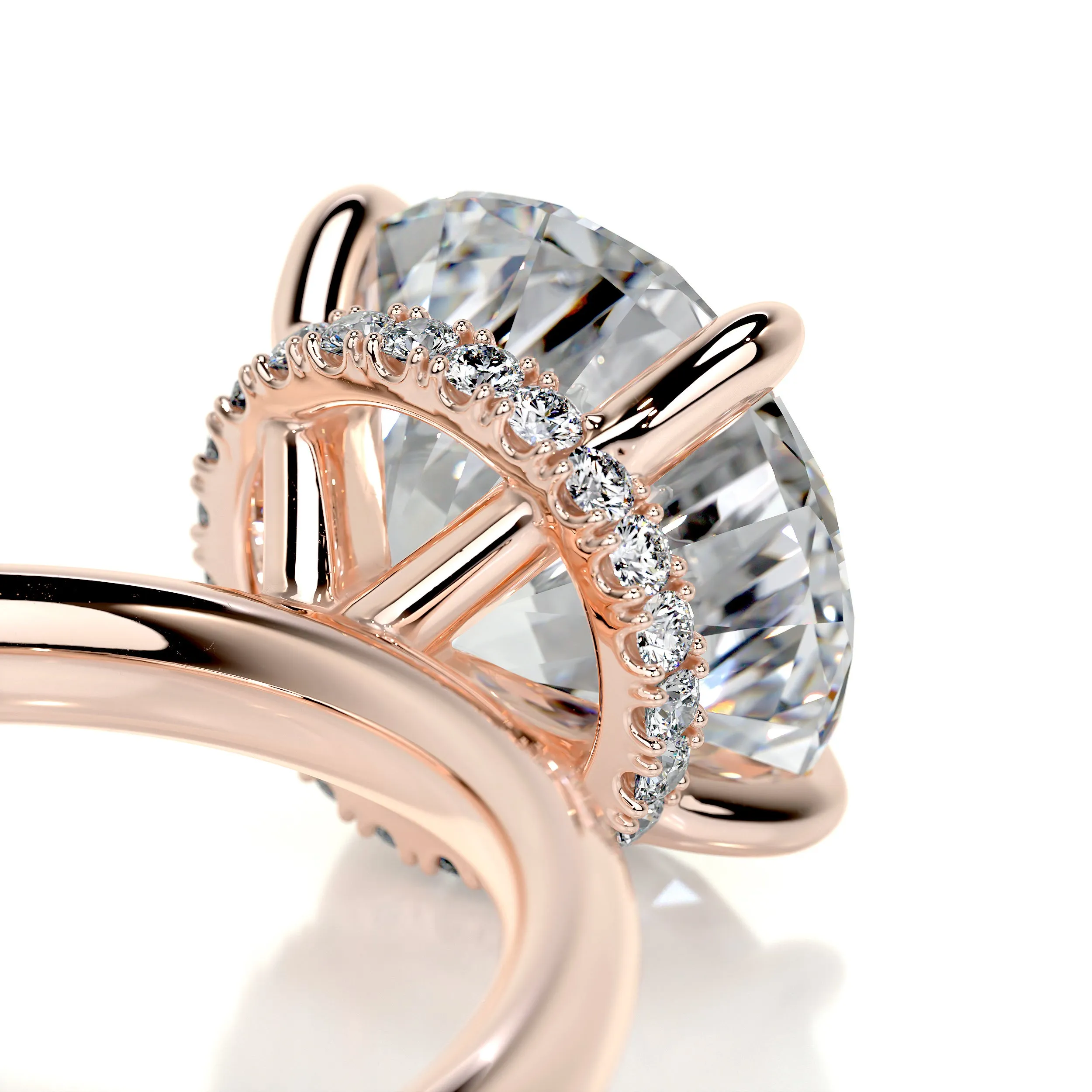 Willow Diamond Engagement Ring -14K Rose Gold