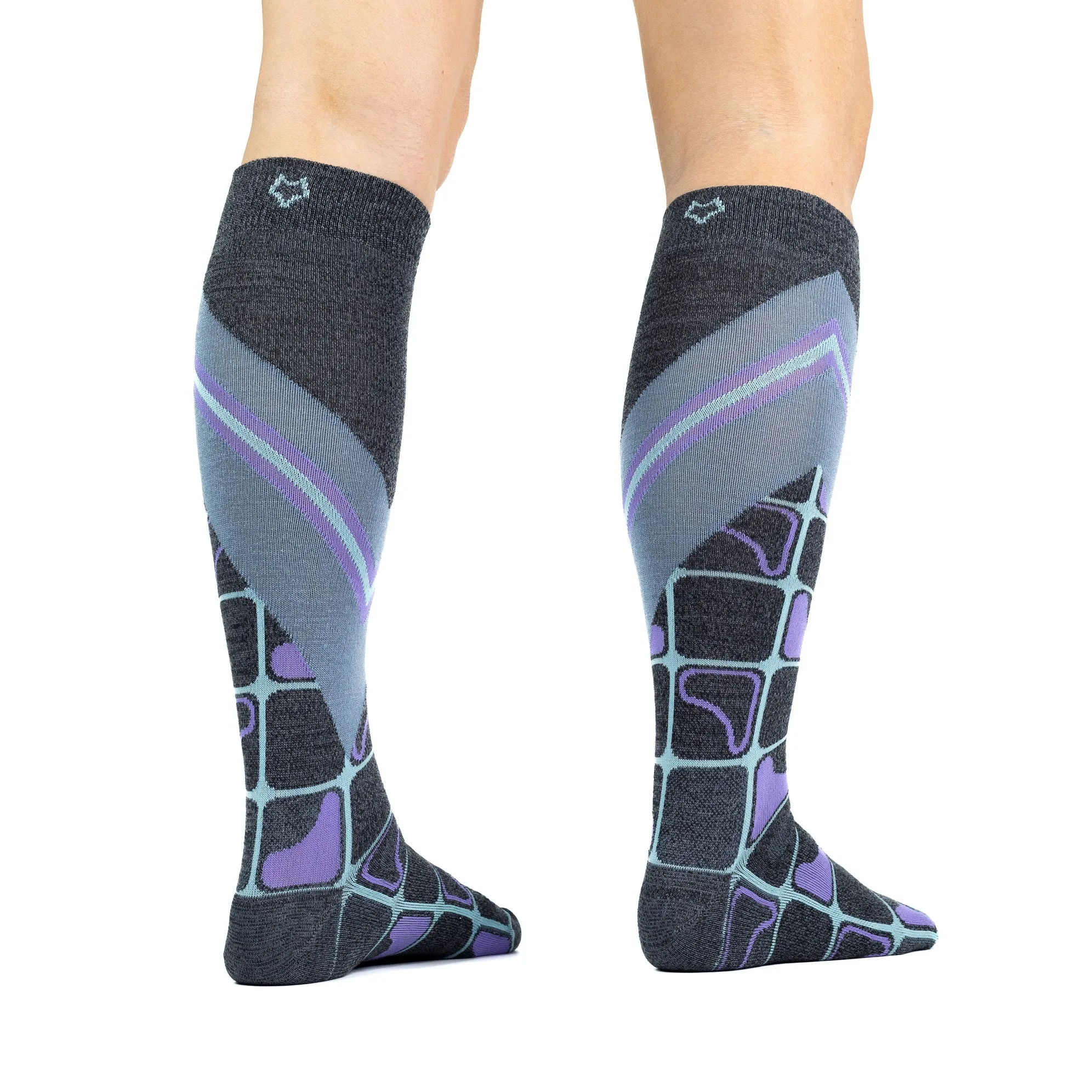 Women's Apres Ultra-Lightweight Over-the-Calf Ski and Snowboard Sock