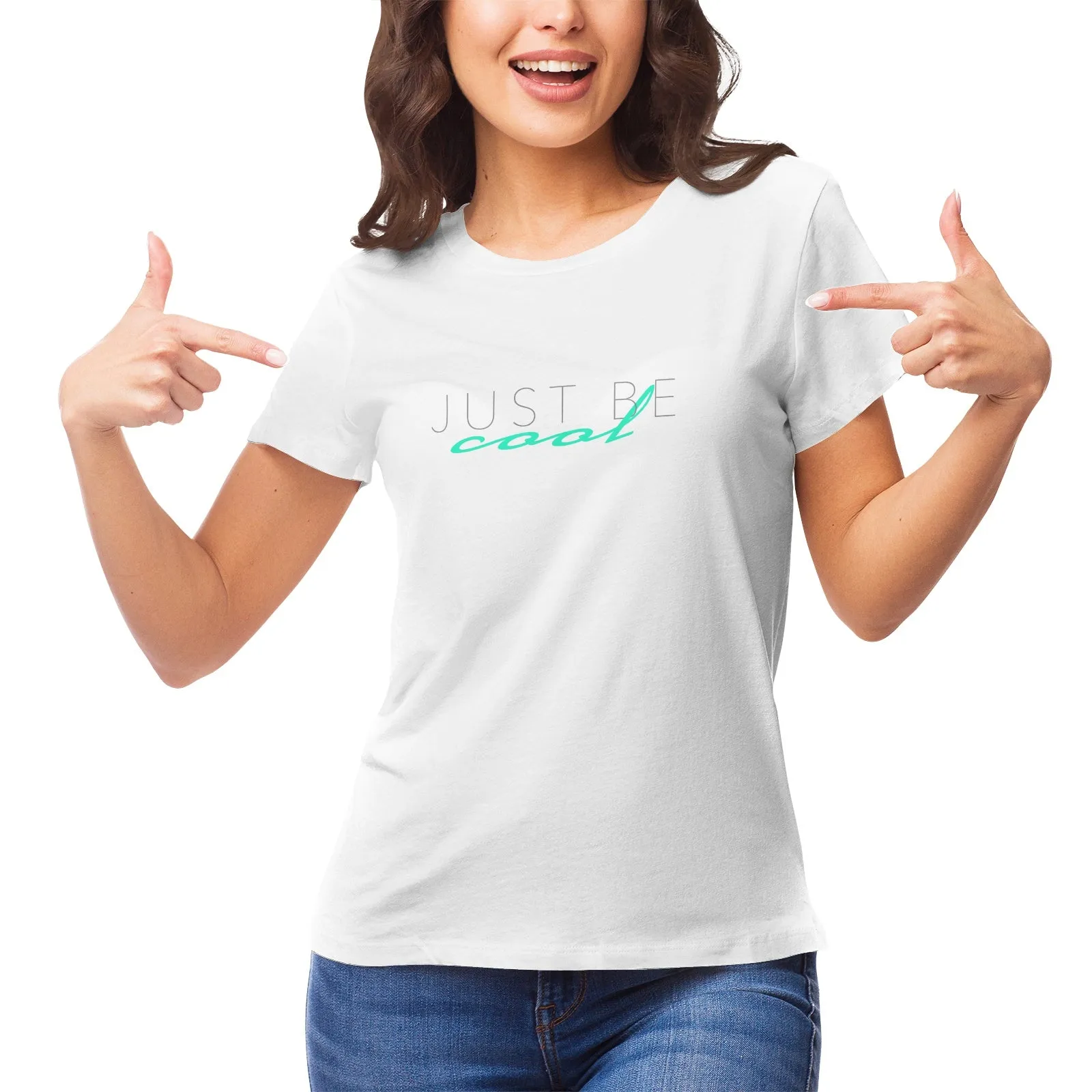 Women's Ultrasoft Pima Cotton T‑Shirt – Just Be Cool