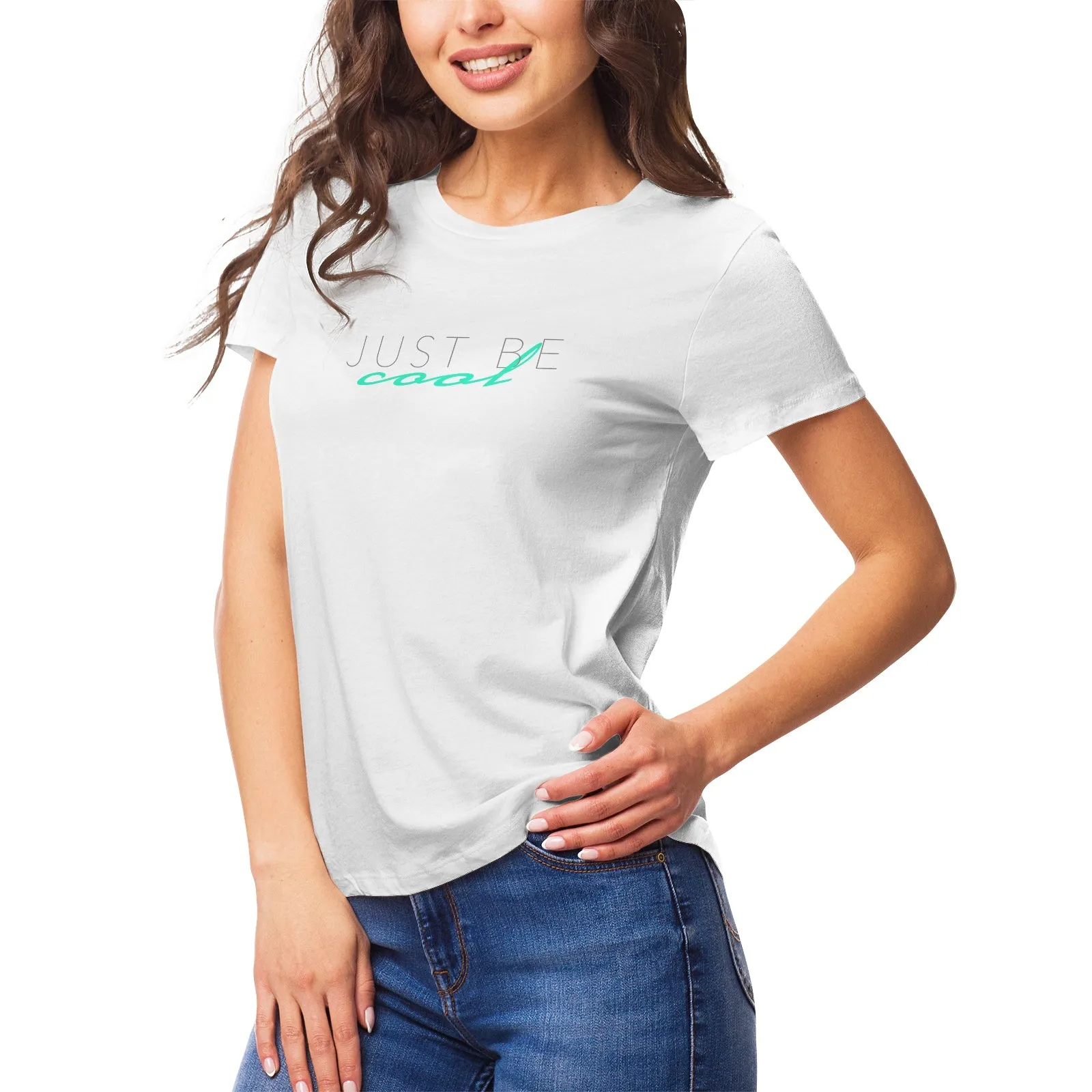 Women's Ultrasoft Pima Cotton T‑Shirt – Just Be Cool