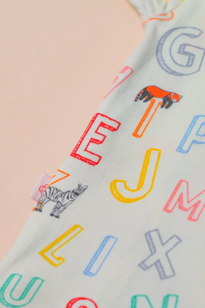 Wrap Onesie - Crayon Animals