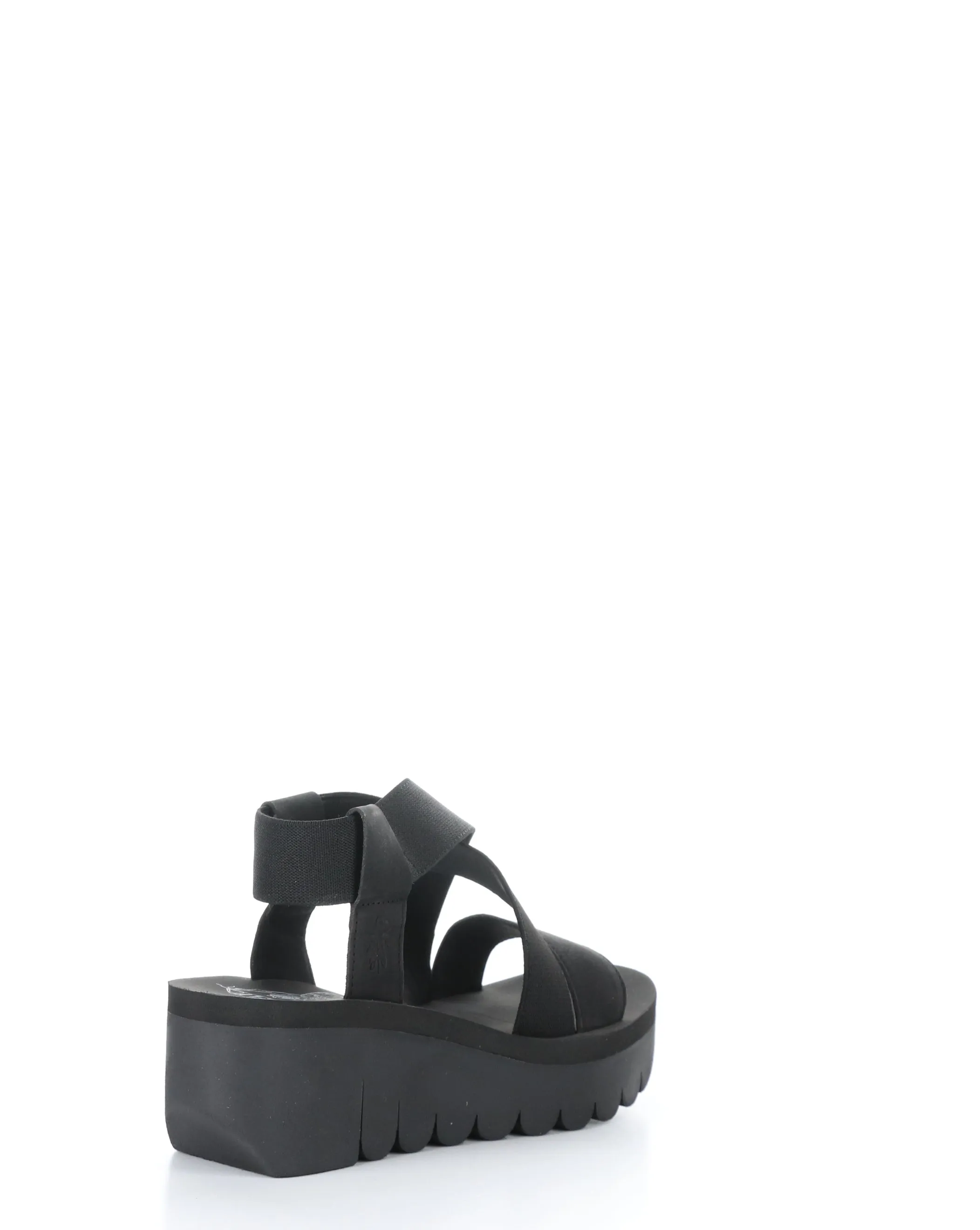 YABY922FLY 000 BLACK Elasticated Sandals